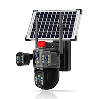 Camara Ip Solar Ultrabyte WIFI Bateria Recargable Alarma Vision Nocturna T35