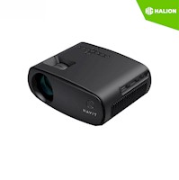 PROYECTOR HAVIT PJ207 HD - 6k LUMENS160 ANSI LUMENS WIFI AVHDMI CABLE C BLACK