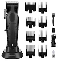 Cortadora de cabello Profesional Kemei KM-2296 recargable con base