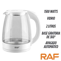 Hervidor Eléctrico Raf R 7840 Vidrio 2 litros Color Aleatorio