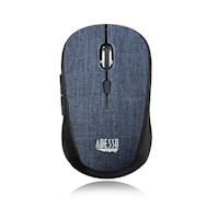 MOUSE MINI ADESSO S80  INALAMBRICO 2.4GHZ USB 6 BOTONES 1600 DPI TELA AZUL