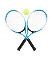 Juego De Raquetas De Tennis Mas Pelota + 2 Raquetas