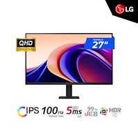 MONITOR LG LED 27U631A-B 27″ IPS QHD 2560 x 1440 HDR10 100HZ 5ms HDMI USB-C