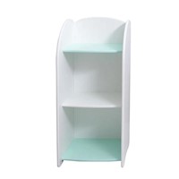 GABINETE DE ALMACENAMIENTO MONTESSORI PARA NIÑOS ACQUA - Blanco y jade