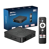 Android TV Box Z8 Pro 8K 64 GB 4 RAM Android 14 Netflix YouTube IPTV