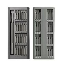 Destornillador Manual Acero Inox. Magnetico Kingsdun 48 puntas en 1