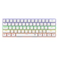 Teclado Mecánico Gamer T-dagger Arena Rainbow White