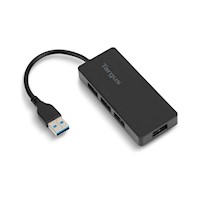 HUB TARGUS ADAPTADOR MULTIPUERTOS USB 3.0 - NEGRO (ACH124US)