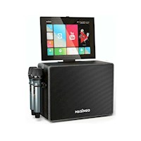 Máquina de karaoke profesional Masingo + 2 micrófonos inalámbricos