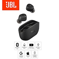 Audífonos JBL Bluetooth Wave Buds c/micrófono, color negro