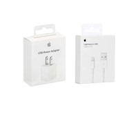 Cargador Completo Original Apple (Cubo de Carga + Lightning)