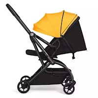 COCHE DE BEBE LONDON ROTACION DE 360° VIAJERO COLOR AMARILLO - Amarillo