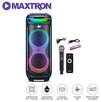 Parlante Maxtron Bravatto MX 805 USB BT TWS RGB con Micrófono