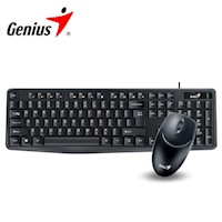 Combo Teclado y Mouse Genius Smart KM 170 Conector Cable USB