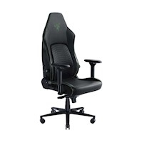 SILLA GAMER RAZER ISKUR V2 MATERIAL CUERO COLOR NEGRO Y VERDE