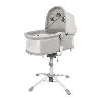 Mecedora Cuna Electrica moises Multifucional 3 en 1 moises - Gris