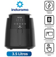 Freidora de Aire INDURAMA 3.5L FAI35DN Negro