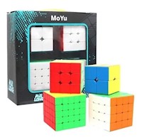 Set De Cubos Mágicos Moyu de 4 piezas