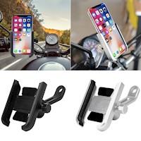 Porta celular para moto adaptable al espejo