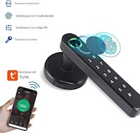 Cerradura Smart Inteligente Manija F504 - Color negro