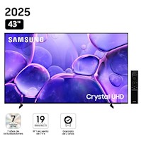Televisor Samsung Smart TV 43"Crystal UHD 4K UN43U8000FGXPE - Nuevo 2025