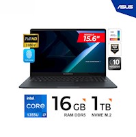 LAPTOP ASUS EXPERTBOOK 15.6" FHD TN Core i7-1355U 5.0GHz 16GB DDR5  1TB FREEDOS