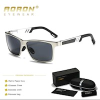 Lentes de sol Aoron - Sport - Polarizados UV400 - Plata