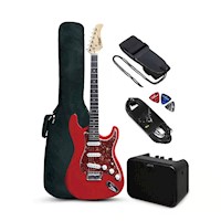 PACK ELECTRICO STRATO RED - AMPLIFICADOR JOYO 10W