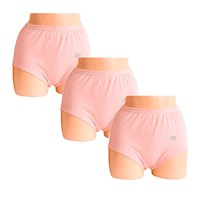 Pack x3 Trusas Clásicas Sweet Cotton Rosado