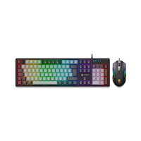 KIT ANTRYX GAMING TECLADO MECANICO + MOUSE GC-5600 BLACK RED SWITCH