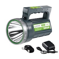 Linterna LED Cafini CN-L3645B de Mano y Buceo, 30W, Recargable con Pantalla de Carga y Botones Independientes