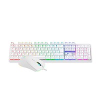 KIT ANTRYX GAMING TECLADO MECANICO + MOUSE GC-3100 WHITE RED SWITCH