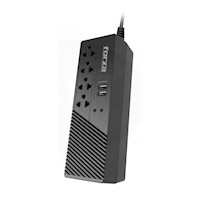 ESTABILIZADOR FORZA FVR-1012USB 4 TOMAS/1000VA/500W C/2USB