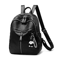 Mochila Morral Moda Cuero PU Cruzada Trabajo Estudios