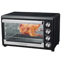 Horno Eléctrico BLACKLINE GR60AR 60 Litros Rosticero Negro