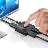 Switch DisplayPort Bidireccional 2 en 1 UGREEN