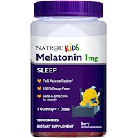 Melatonina en Gomitas Natrol para niños 1 mg - 180 gomitas