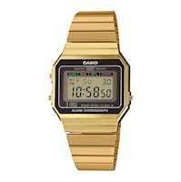 Reloj CASIO A700WG-9A Resina Unisex Dorado