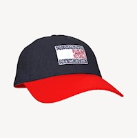 Gorra para Niñas Tommy Hilfiger con Bandera - Azul