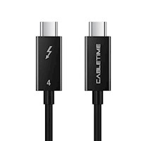Cable USB-C Thunderbolt 4 de 0.5M CABLETIME CT40E
