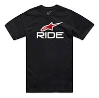 Polo Ride 4.0 negro/blanco/rojo t-m