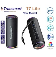 Parlante Bluetooth Tronsmart T7 Lite -Negro IPX7- 24hr musica- 24 Watt