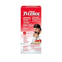 Suspensión Tylenol para niños Sabor cereza 60 mg