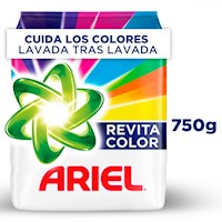 Detergente en Polvo Ariel Revitacolor 750g