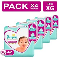Pampers Premium Care Talla XG 42 unidades PackX4