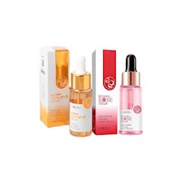 Serum Facial Vitamina C California + Serum Facial Laikou Rosa Bulgaria 17 Ml