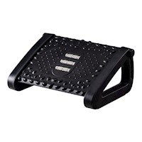 Reposapies ergonómico masajeador Negro