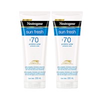 Pack X2 Neutrogena Sun Fresh Fps 70 200Ml