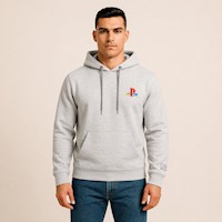 Polera Oficial PlayStation Retro Gris