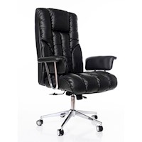 Silla Gerencial Ascalon Acolchonada Reclinable 120º Negro